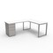 We'Re It Connect It L-Shaped Desk, 77 in D X 30 in H, 66 in W X Thermally Fused Laminate DI66304824L1BBF-BS-459 - alternate 2